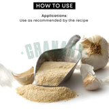 Natural Garlic Powder by Granary Mart - Gourmet & Culinary Grade - Classic Seasoning to Pasta/Sauces/Dips/Bakes - Ready to Use - Affordable Bulk Rate