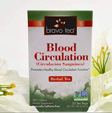 Bravo Tea, Blood Circulation Herbal Tea, Caffeine Free, 20 Tea Bags (20 Tea Bags (Two Pack))