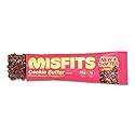Misfits High Protein Bar, Cookie Butter, Non GMO, Plant Based Vegan Protein Bar, Low Sugar, High Fiber Snack