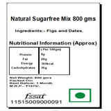 Ghasitaram Gifts Rakhi Gifts for Brothers Rakhi Gifts Sugarfree Sweets - Ghasitarams Natural Sugarfree Mix 800 GMS with Beads Rakhi