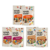 Snak Club Trail Mix Variety Pack, Protein Snacks, Includes Energizer Trail Mix, Sweet and Salty, and Peanut Butter Chocolate, 6 Pack