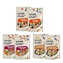 Snak Club Trail Mix Variety Pack, Protein Snacks, Includes Energizer Trail Mix, Sweet and Salty, and Peanut Butter Chocolate, 6 Pack