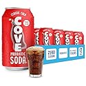 Cove Probiotic Soda, Zero Sugar Better-For-You Alternative - Refreshing, Delicious Probiotic Drink, No Synthetic Colors & Caffeine Free - Classic