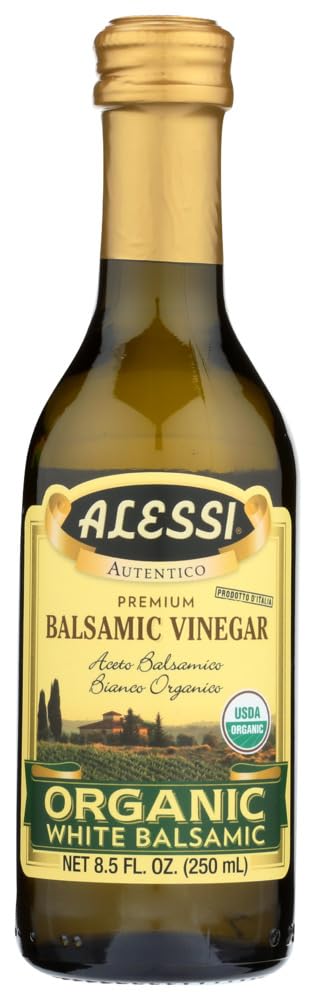 Alessi Organic White Balsamic Vinegar, 8.5 Ounce (Pack of 3)