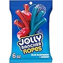 JOLLY RANCHER Ropes Blue Raspberry and Cherry Flavored Candy Bag, 6 oz