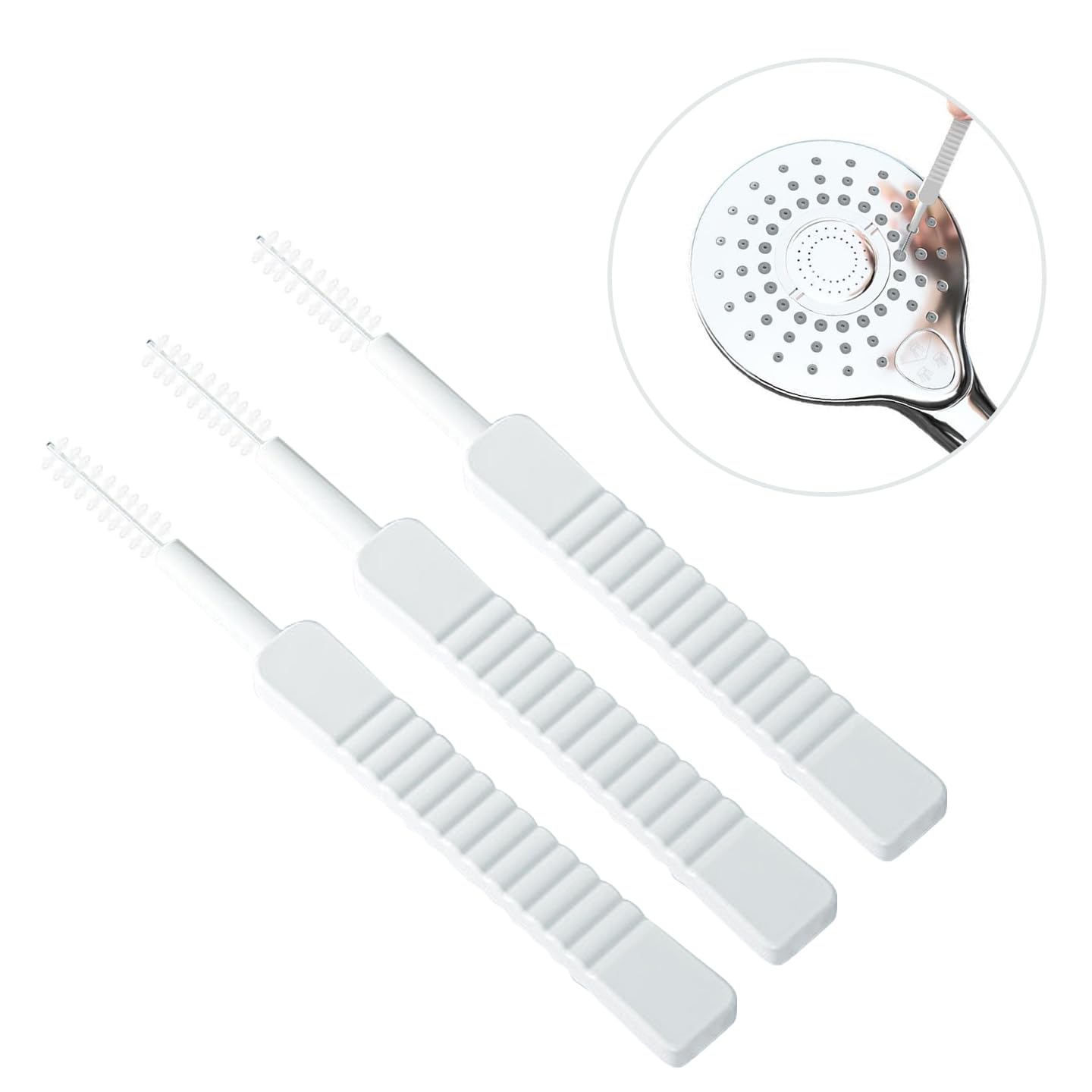 Shower Head Cleaner Tool Shower Head Cleaning Brush for Small Hole Anti-Clogging Nozzle for Household Bathroom 10Pack