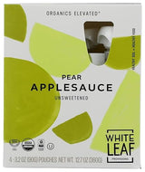 White Leaf Provisions Organic Apple + Pear Applesauce 4pk, 3.2 OZ