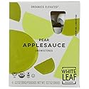 White Leaf Provisions Organic Apple + Pear Applesauce 4pk, 3.2 OZ
