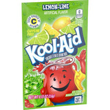 Kool-Aid Unsweetened Lemon Lime Artificially Flavored Powdered Soft Drink Mix, 0.13 oz Packet (Pack of 48)
