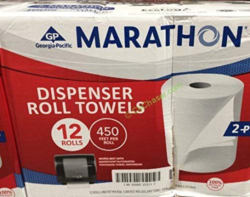 BE Good Company Marathon 2-ply House Hold Dispenser Paper Towel Rolls:12 Count