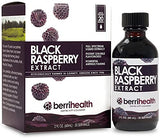 BerriHealth 100% Authentic Oregon Black Raspberry Extract - Made in The USA - 100 Grams - Gluten-Free, Vegan, Non-GMO