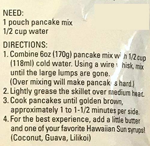 Hawaiian Sun Tropical Pancake Mix Giving Pack
