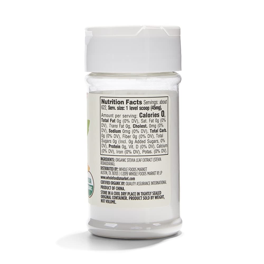 365 by Whole Foods Market, Organic Stevia Powdered ExtraCount, 1 Ounce