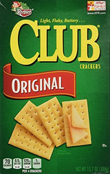 Keebler Club Crackers Original, 13.7 Oz. (Pack of 3) by Keebler