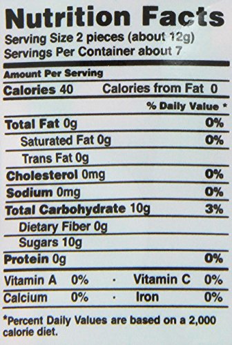 GIN GINS Apple Chewy Ginger Candy by The Ginger People - Anti-Nausea and Digestion Aid, Individually Wrapped Healthy Candy - Spicy Apple Flavor, 3 oz