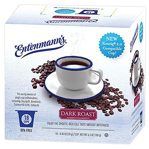 Entenmann's Single Serve Coffee, 4/18 count boxes (72 total) (Dark Roast)