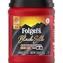 Folgers Black Silk Dark Roast Ground Coffee, 10.3 Ounces