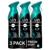 Febreze Air Mist Air Freshener Spray, Odor-Fighting Room Spray, Air Fresheners for Home and Bathroom and Kitchen, Aerosol Can, Unstopables Fresh