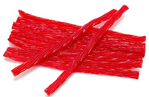 Cherry Licorice Twists by Its Delish, 1 lb Bulk Bag, Original Style Chewy Cherry Candy Twists - Great Gifts Party Sweets - Made in USA, Vegan, Kosher