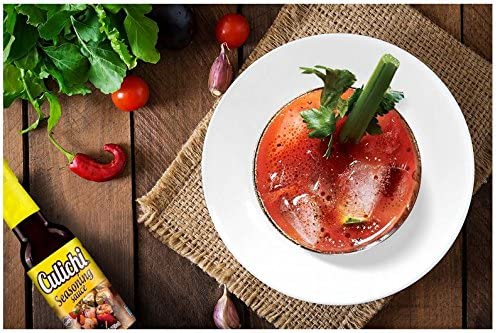Salsa Culichi (TM) Official Savory Seasoning Sauce (Jugo Sazonador - Authentic Mexican Salsa) (3 Bottles)
