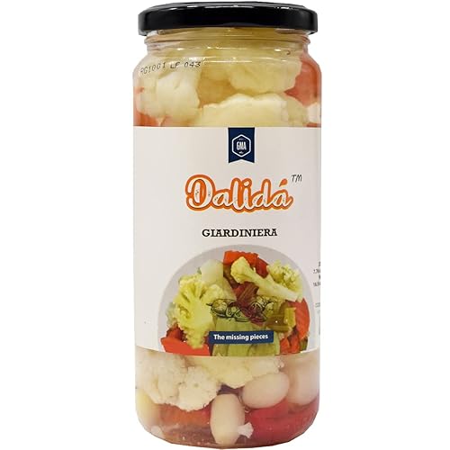 Dalida - Giardiniera, Pickled Vegetables, 16.9 Oz (Pack of 1)