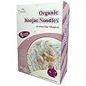 Apexy Organic Shirataki Konjac Noodle 8 Pouches Total 42.24oz. Low Calorie, Low-Carb Gluten Free, Vegan, Keto and Paleo-Friendly. (Fettuccine Shapes)