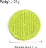 Chuancheng Cordless Electric Rotary Mop Replacement Cleaning Pads for Elicto ES-200, ES-330, ES-430, ES-530 (Pack of 6)