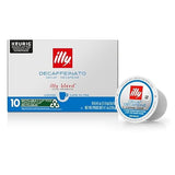 Illy Coffee K Cups - Pods For Keurig Machines - Classico Decaf Roast - Notes of Caramel - Mild, Flavorful & Balanced Flavor - No Preservatives - 10