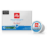 Illy Coffee K Cups - Pods For Keurig Machines - Classico Decaf Roast - Notes of Caramel - Mild, Flavorful & Balanced Flavor - No Preservatives - 10