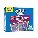 Kellogg's Pop-Tarts Breakfast Toaster Pastries, Wildlicious Frosted Wild Berry Flavored, Value Pack, 30.4 oz 16 Ct. (Pack Of 3)
