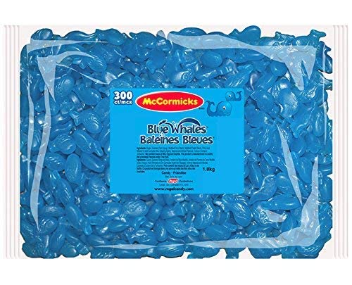 McCormicks Blue Whales Gummy Candy, 300 Count (Imported from Canada)