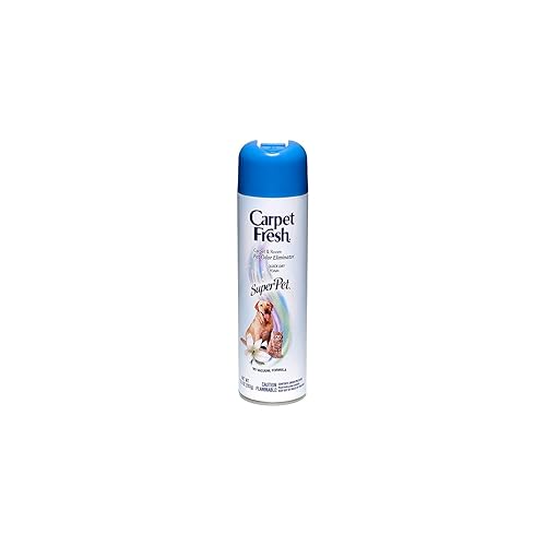 Carpet Fresh No-Vacuum Carpet Cleaner Aerosol, Super Pet, 10.5 Ounces