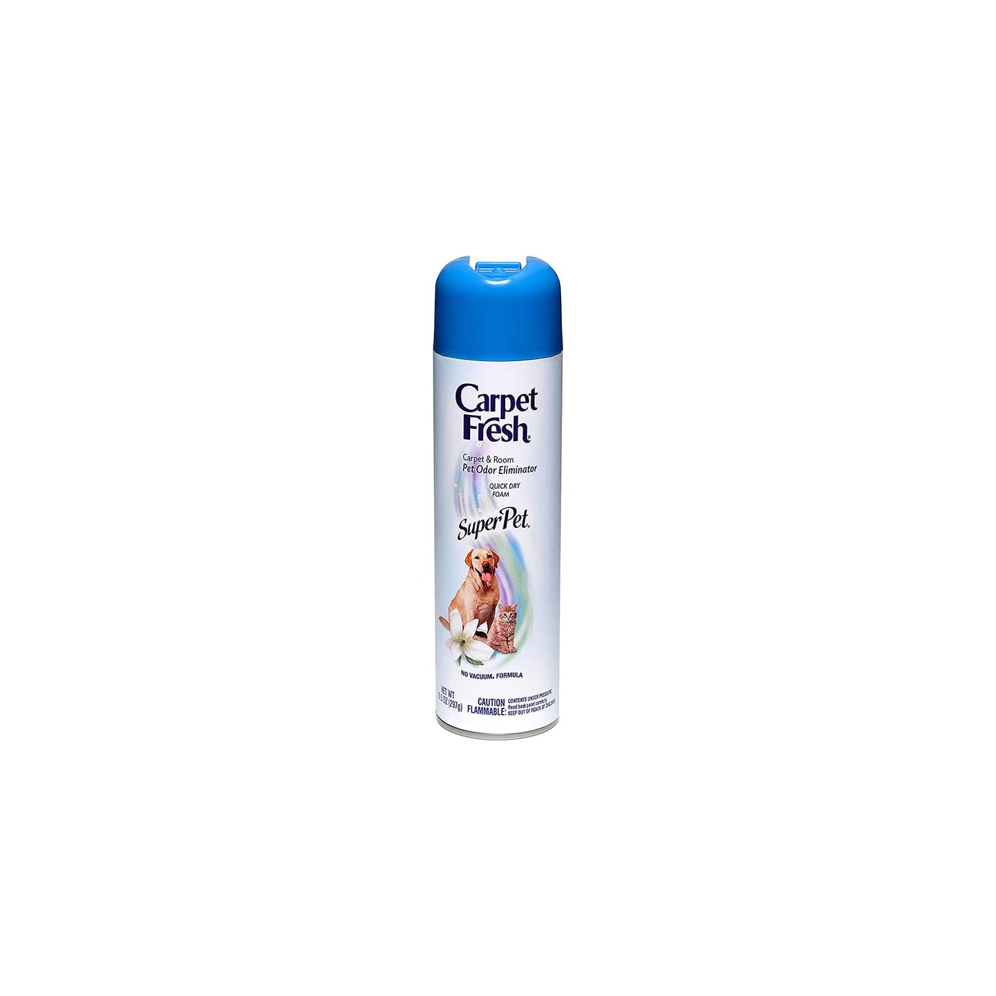 Carpet Fresh No-Vacuum Carpet Cleaner Aerosol, Super Pet, 10.5 Ounces