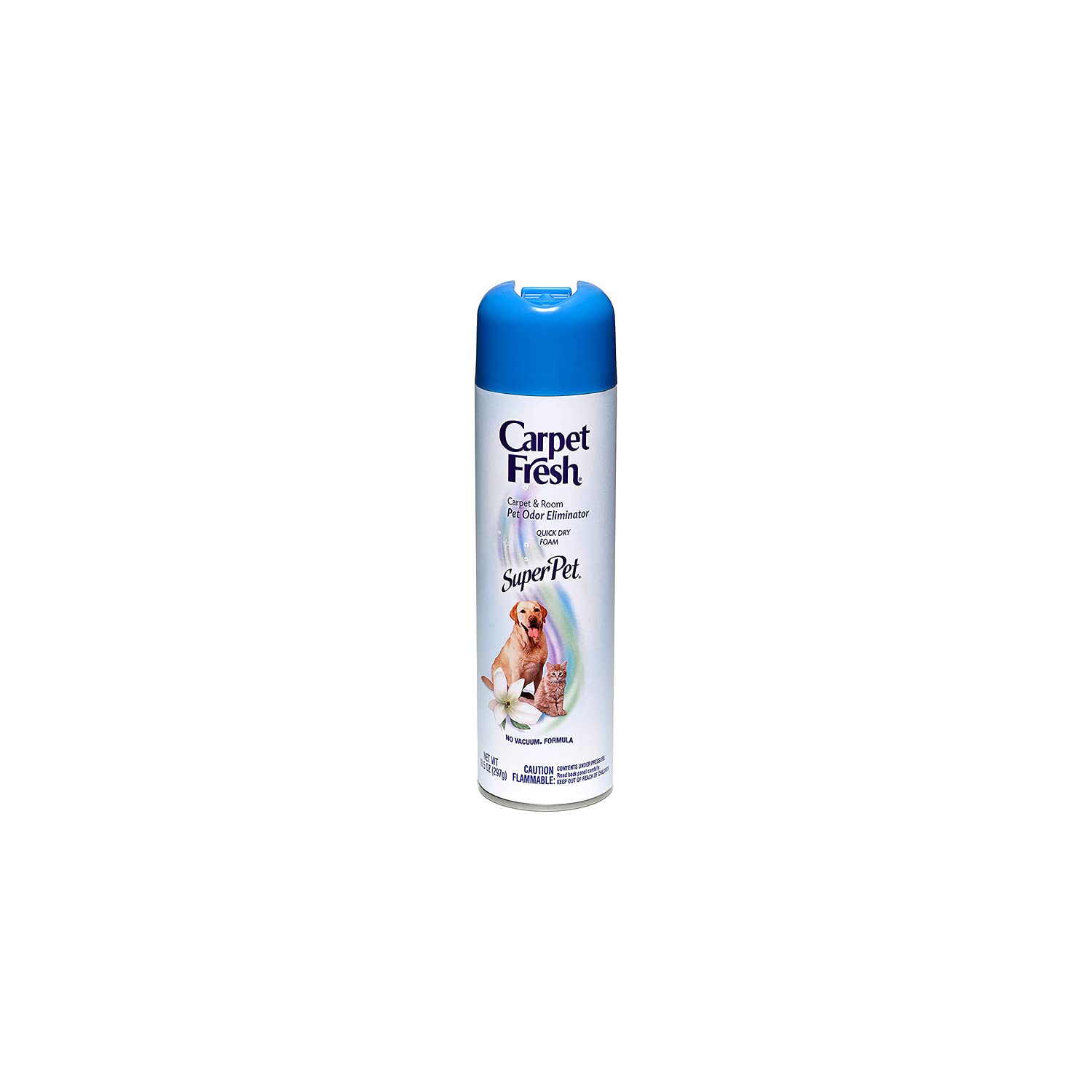 Carpet Fresh No-Vacuum Carpet Cleaner Aerosol, Super Pet, 10.5 Ounces