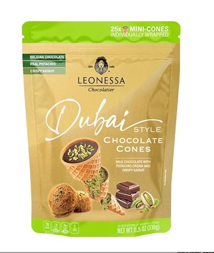 Leonessa DUBAI Style Chocolate Cone 11.9 Oz