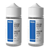 Obrilo 100 mL (3.3 oz.) x 2 Bottles 70/30 Blend Vegetable Glycerin (VG) & Propylene Glycol (PG), Pure USP Kosher, Food Grade, DIY