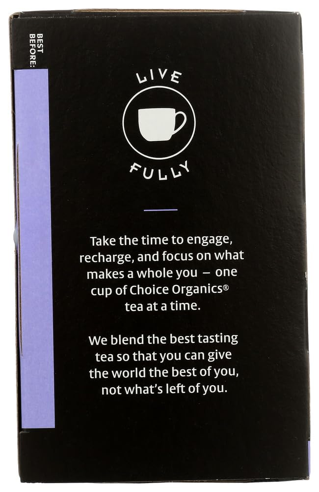 CHOICE ORGANIC TEAS TEA,OG2,EARL GREY, 16 BAG