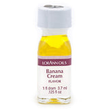 LorAnn Banana Cream SS Flavor, 1 dram bottle (.0125 fl oz - 3.7ml - 1 teaspoon)