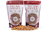 Pecan Halves & Pecan Chopped Pieces (1 lb. bag of ea.) - Millican Pecan since 1888 | San Saba, Texas