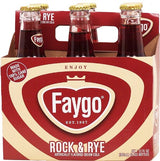 Faygo Rock & Rye flavored cream cola soda, made with 100% cane sugar, 12-fl. oz., 6-pack