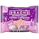 Brach’s Strawberry Cupcake Glitter Lollipops, Valentine's Day Candy, Individually Wrapped, 30 count