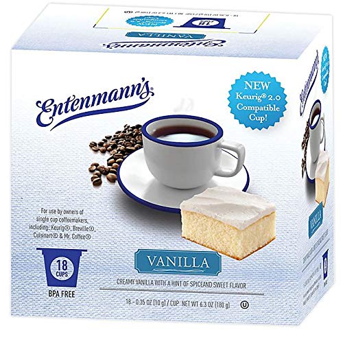 Entenmann's Single Serve Coffee, 4/18 count boxes (72 total) (Vanilla)