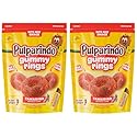 De la Rosa Pulparindo Gummy Rings Candy 9oz Bag (2 Pack) - Mildly Spicy Soft & Chewy Mexican Candy, Bite-Size Snack, Watermelon, Tamarind or Mango