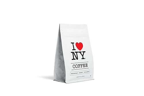 I LOVE NY Coffee, Medium Roast, Ground, 10 oz Bag, Officially Licensed