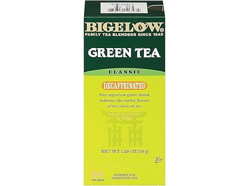 Bigelow Decaffeinated Green Tea 28-Count Box (Pack of 1)