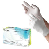 TRONEX 1510 Rubber Latex Disposable Gloves, Non Medical, General Purpose, Food Handling, Food Preparation, Light Industrial, Smooth Finish, Corn