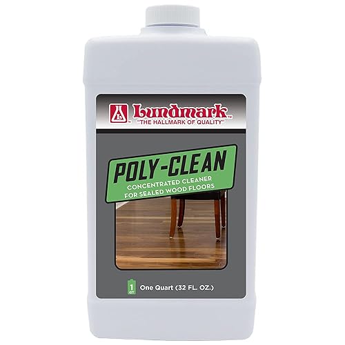Lundmark Poly-Clean, Cleaner ncentrate for Polyurethane Floors, 32-Ounce, 3227F32-6, Clear (LUN-3227F32-6)