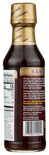 San-J Teriyaki Cooking Sauce, 10 Ounce (Pack of 6)