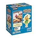 Kauai Coffee K-Cup Pods for Keurig Brewers - Arabica Coffee, 10% Hawaiian - Medium Roast, Vanilla Beans with Toasted Macabamia Nuts - Vanilla