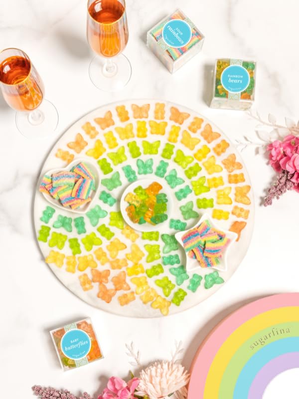 Sugarfina Baby Butterflies Small Candy Cube, Gummies, 4.2 oz, 3 Count